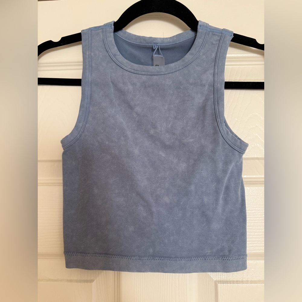 Garage Blue Crop Top